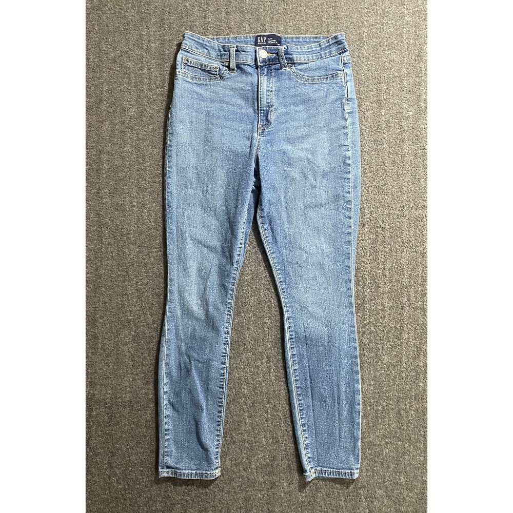 Gap Womens Jeans Blue Denim High Rise Jegging Size 6/28